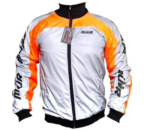 CHAQUETA PARA HOMBRE (NARANJA PLATEADO) MODELO N ¿?